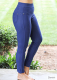 Pull On Cotton Blend Jeggings