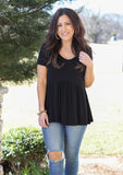Peplum Tee (available in various colors)