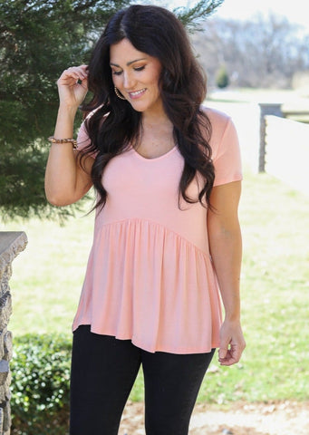 Peplum Tee (available in various colors)