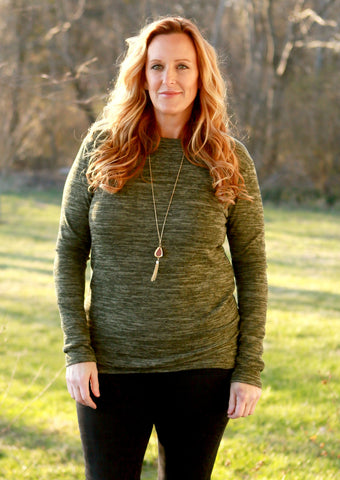 Brushed Heather Sweater (2 colors)