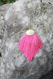 Pendant Tassel Necklace (available in several colors)