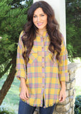 Piper Plaid Top (Available in several colors)