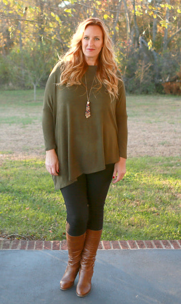 Cozy and Cute Long Sleeve Poncho – Lennon & Lace