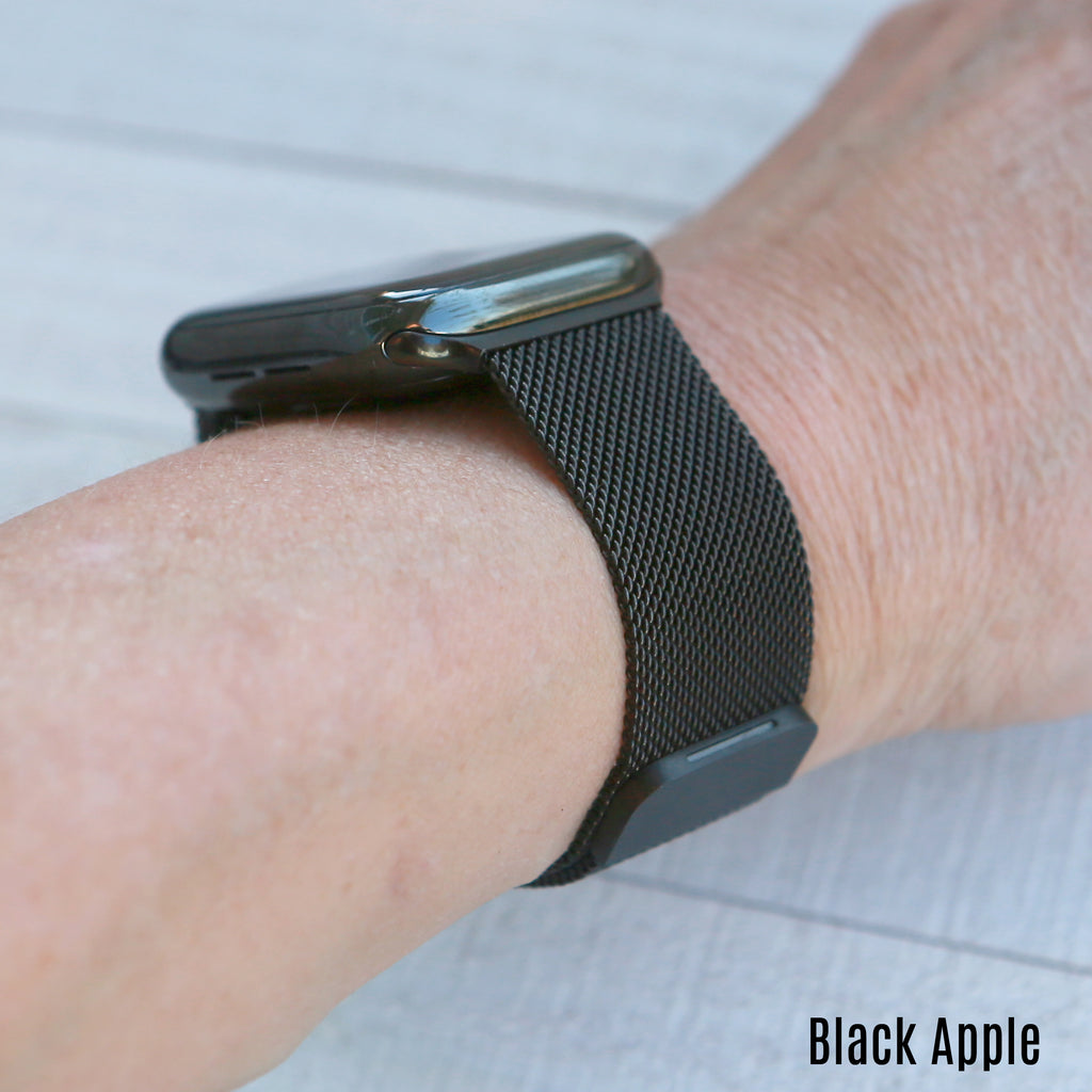 Apple Watch Space Black Milanese Loop Strap