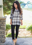 Piper Plaid Top (Available in several colors)