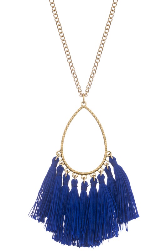 Multi-Tassel Necklace (available in 3 colors)